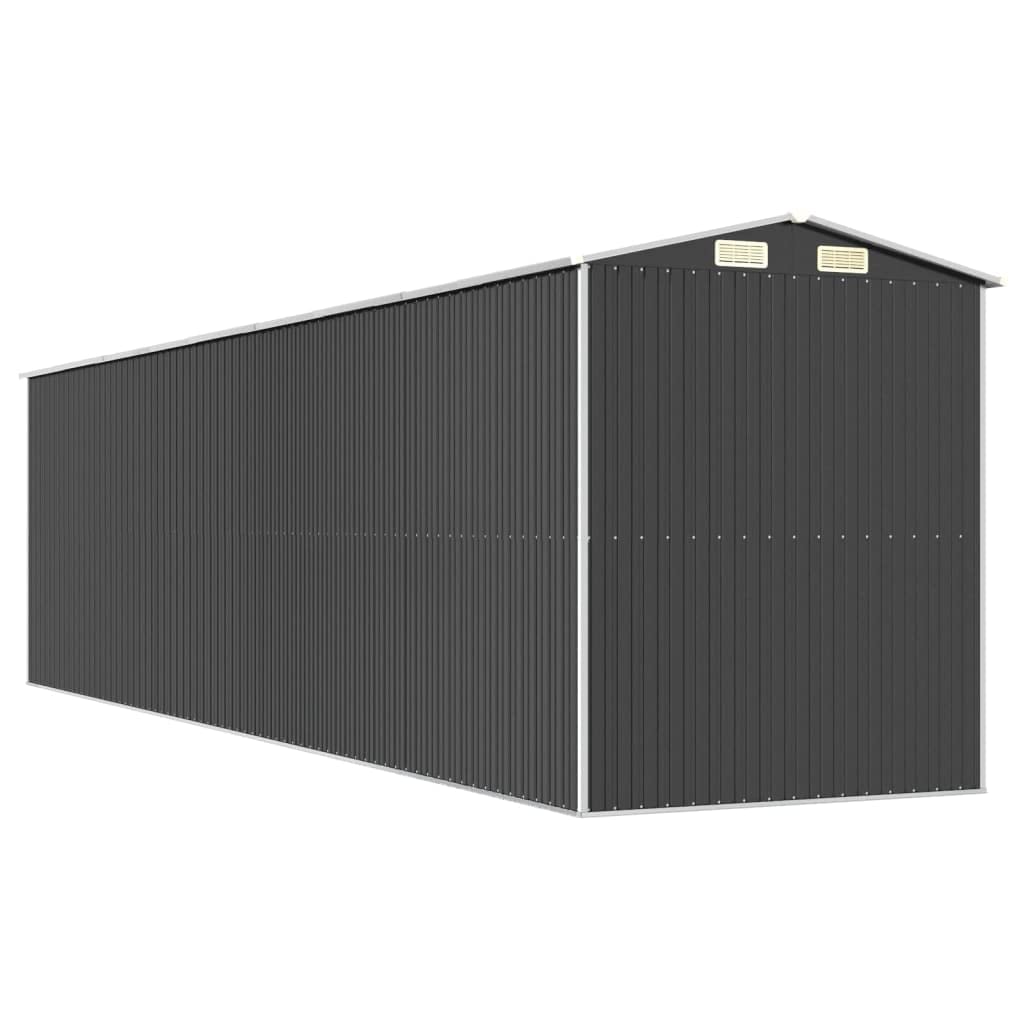 GOLINPEILO Metal Outdoor Garden Storage Shed, Large Steel Utility Tool Shed Storage House, Steel Yard Shed with Double Sliding Doors, Utility and Tool Storage, Anthracite 75.6"x303.9"x87.8" 75.6"x303.9"x87.8"