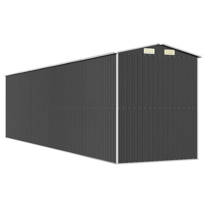 GOLINPEILO Metal Outdoor Garden Storage Shed, Large Steel Utility Tool Shed Storage House, Steel Yard Shed with Double Sliding Doors, Utility and Tool Storage, Anthracite 75.6"x303.9"x87.8" 75.6"x303.9"x87.8"