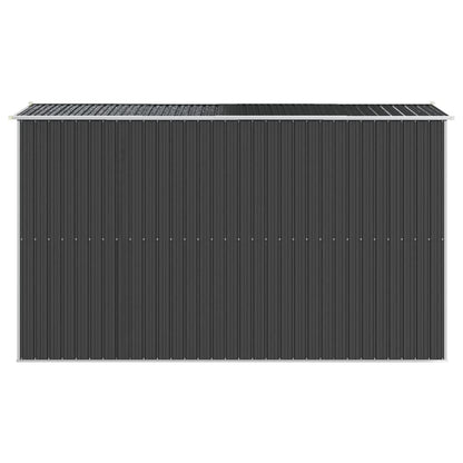 GOLINPEILO Metal Outdoor Garden Storage Shed, Large Steel Utility Tool Shed Storage House, Steel Yard Shed with Double Sliding Doors, Utility and Tool Storage, Anthracite 75.6"x140.6"x87.8" 75.6"x140.6"x87.8"