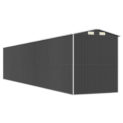 GOLINPEILO Metal Outdoor Garden Storage Shed, Large Steel Utility Tool Shed Storage House, Steel Yard Shed with Double Sliding Doors, Utility and Tool Storage, Anthracite 75.6"x402"x87.8" 75.6"x402"x87.8"