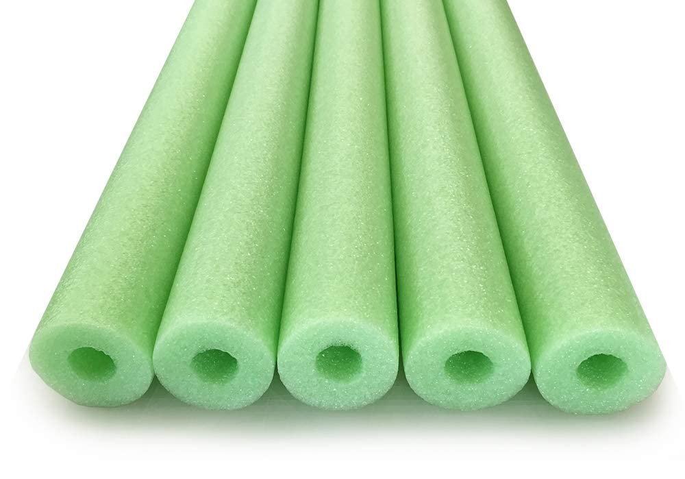 Oodles of Noodles Lot de 5 nouilles de bain en mousse vert citron