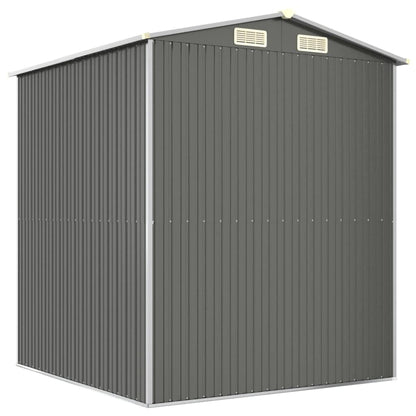 GOLINPEILO Metal Outdoor Garden Storage Shed, Large Steel Utility Tool Shed Storage House, Steel Yard Shed with Double Sliding Doors, Utility and Tool Storage, Light Gray 75.6"x75.2"x87.8" 75.6"x75.2"x87.8"