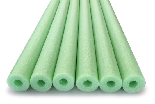 Oodles of Noodles Deluxe Foam Pool Swim Noodles - 6 Pack Lime Green