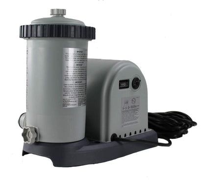 Pompe de filtration de piscine Intex 1500 GPH avec minuterie et kit d'entretien de piscine Intex