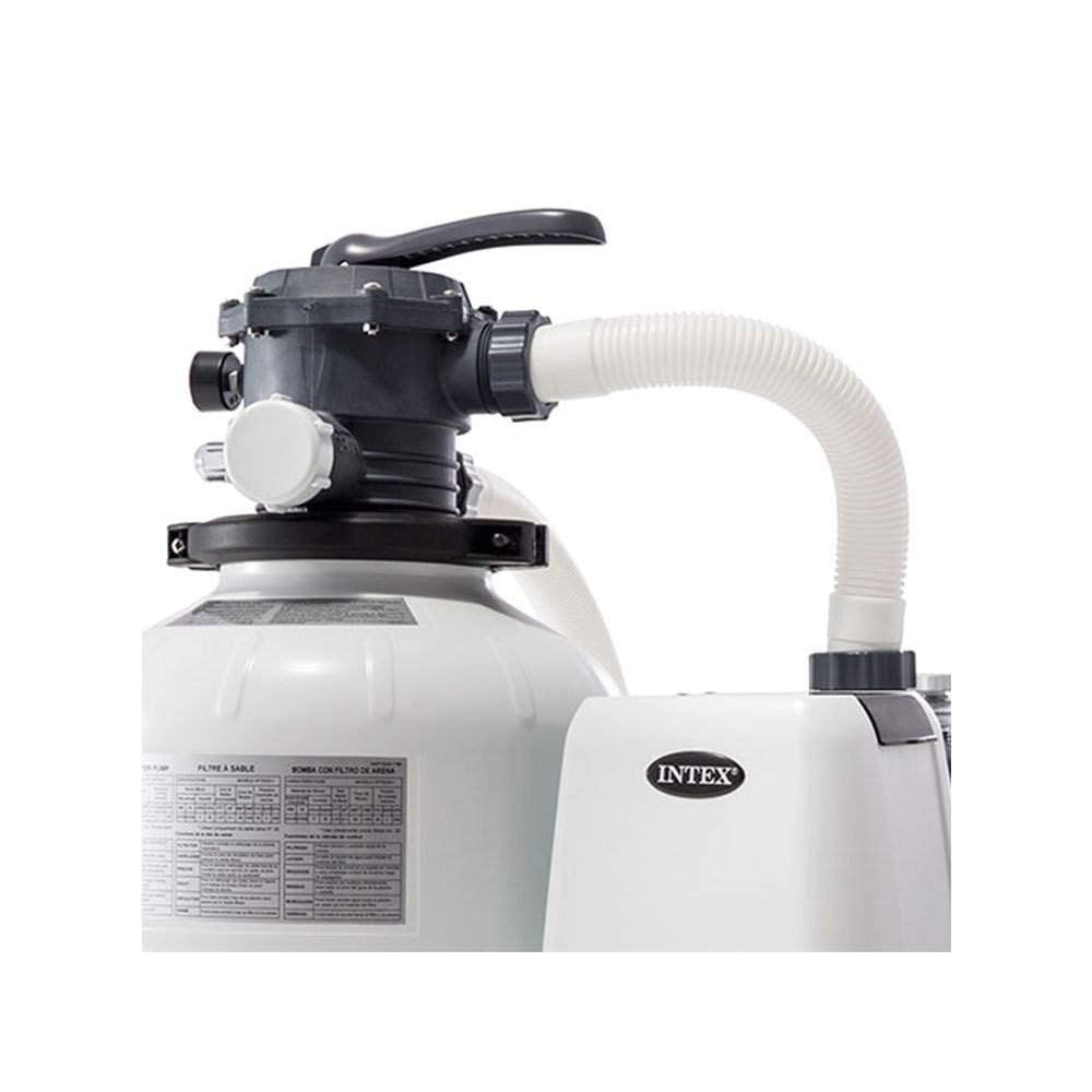 Intex 2800 GPH Pool Sand Filter Pump w/Krystal Clear Saltwater System