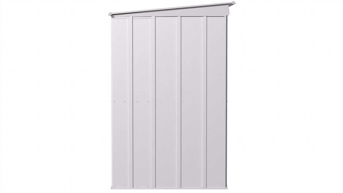 Arrow Shed Classic 10' x 4' Abri de rangement extérieur cadenassable en acier, gris flûte 10' x 4' 