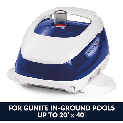 Hayward W3925ADC Nettoyeur de piscine à aspiration Navigator Pro pour piscines enterrées en gunite jusqu'à 20 x 40 pieds (aspirateur automatique de piscine) Gunite (W3925ADC)