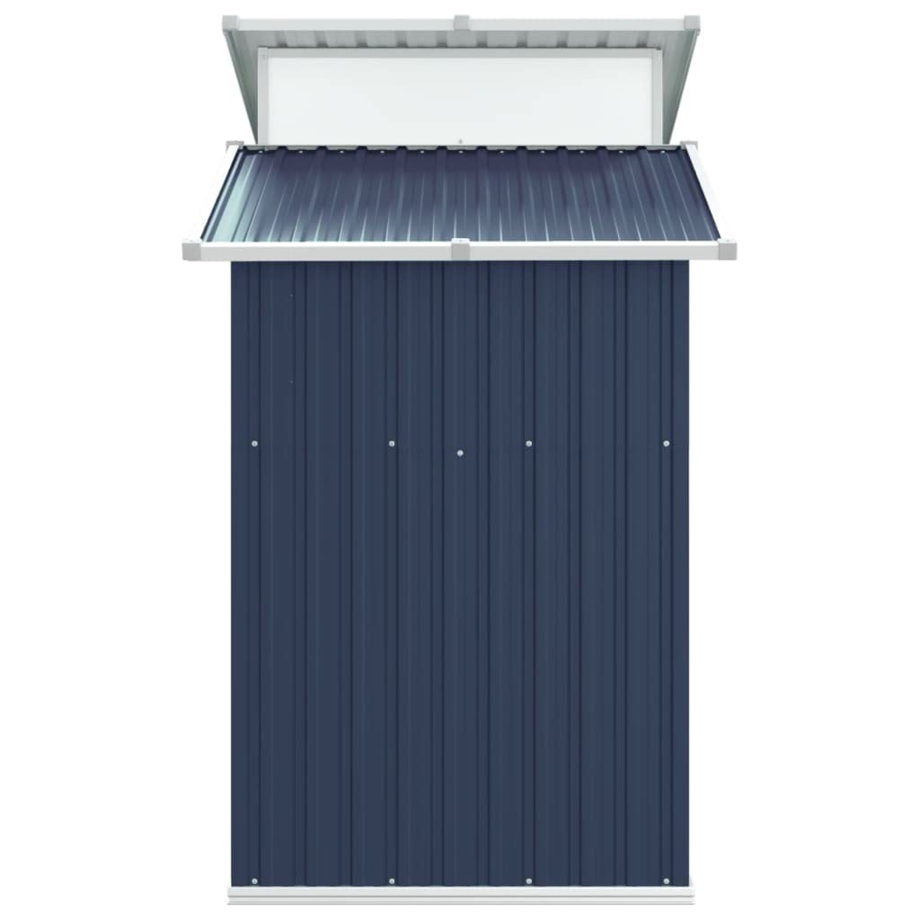 GOLINPEILO Metal Outdoor Garden Storage Shed, Large Steel Utility Tool Shed Storage House, Steel Yard Shed with Double Sliding Doors, Utility and Tool Storage, Anthracite 106.3"x51.2"x82.1" 106.3"x51.2"x82.1"