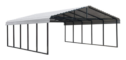 Abri d'auto Arrow, 20 pi x 24 pi x 7 pi. Coquille d'oeuf 20' x 24' x 7' 