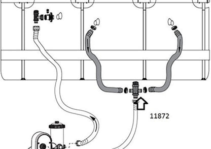 Intex 11872 Pièces de rechange pour piscine hors sol et pompe de piscine