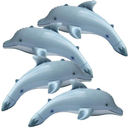 Jet Creations Animaux gonflables Dauphin 50,8 cm de long Idéal pour les fournitures de piscine de fête Favors Cadeaux pour enfants et adultes an-DOL4, Multi