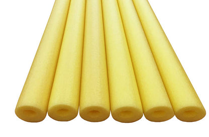 Oodles of Noodles Lot de 6 nouilles de piscine en mousse de luxe Jaune