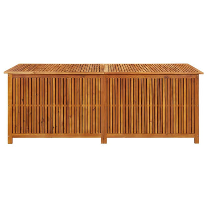 GOLINPEILO Solid Wood Outdoor Storage Bench,Solid Acacia Wood Garden Deck Box Patio Storage Box with Liftable Top Outdoor Wooden Storage Container for Patio,Backyard,Poolside, 78.7"x31.5"x29.5" 78.7"x31.5"x29.5" Solid Acacia Wood