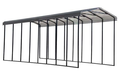 Abri d'auto Arrow, 14 pi x 38 pi x 14 pi Charbon 14' x 38' x 14' 