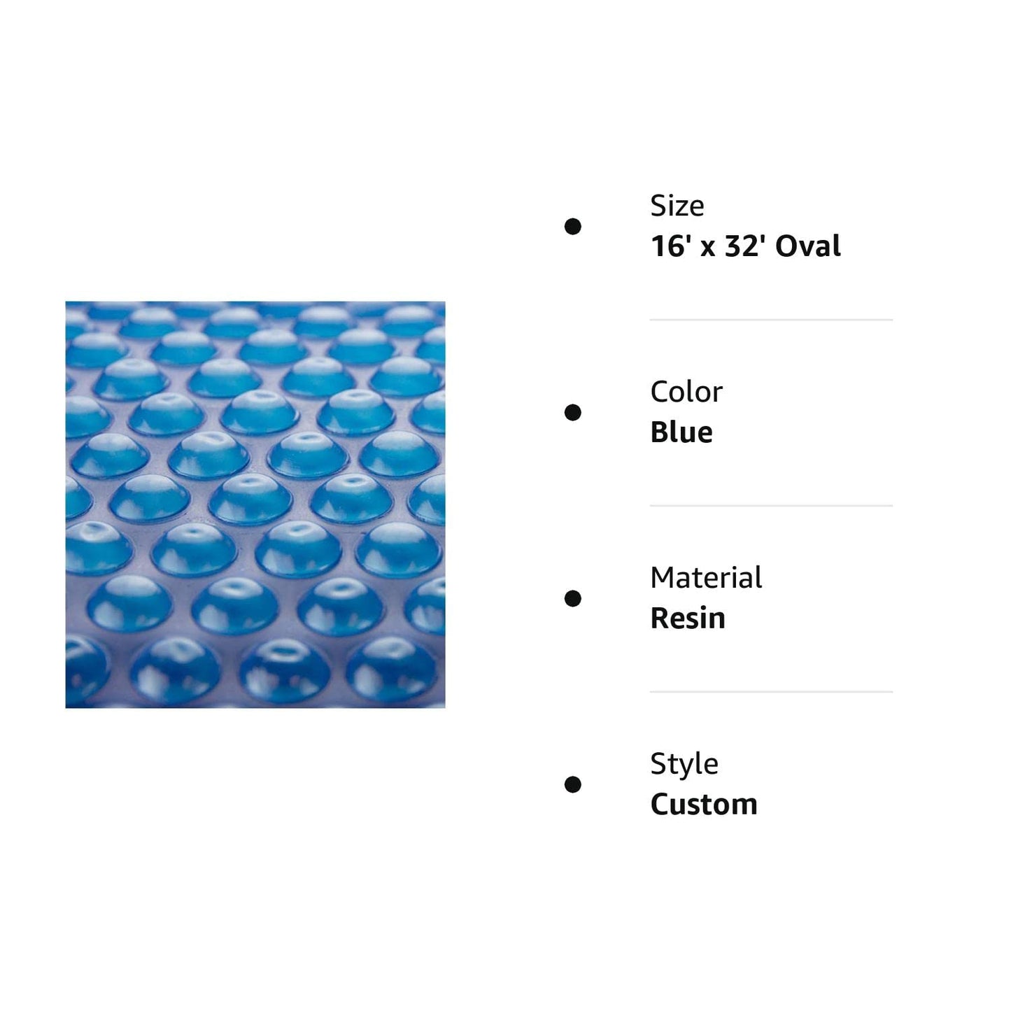 Sun2Solar Blue 21-Foot-by-41-Foot Oval Solar Cover | 1200 Series