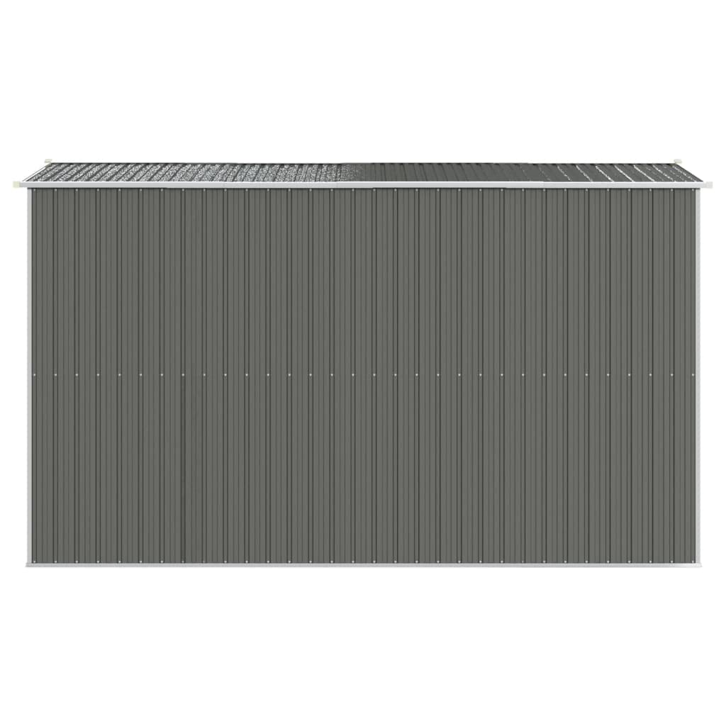 GOLINPEILO Metal Outdoor Garden Storage Shed, Large Steel Utility Tool Shed Storage House, Steel Yard Shed with Double Sliding Doors, Utility and Tool Storage, Light Gray 75.6"x140.6"x87.8" 75.6"x140.6"x87.8"