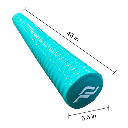 Nouilles de piscine IMMERSA Jumbo, revêtement en vinyle à base d'eau de qualité supérieure et nouilles en mousse souple résistantes aux UV pour nager et flotter, flotteurs de lac, flotteurs de piscine pour adultes et enfants. Sarcelle