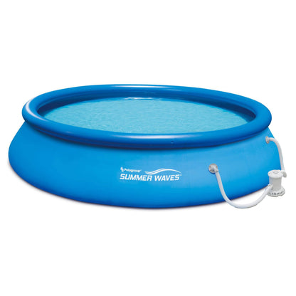 Piscine gonflable à réglage rapide Summer Waves avec pompe de filtration, 15 pi x 36 po 