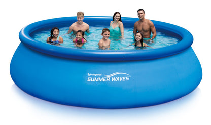 Summer Waves 15'x42" Quick Set Ring Pool with RX1000 Filter Pump system 15 Foot