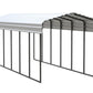 Arrow Carport, 10 ft. x 29 ft. x 9 ft. Eggshell 10' x 29' x 9'
