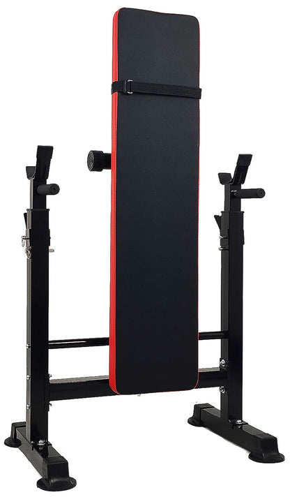 Adjustable Folding Multifunctional Workout Station with Squat Rack