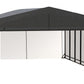 ShelterLogic ShelterTube Garage & Storage Shelter, 20' x 27' x 12' Heavy-Duty Steel Frame Wind and Snow-Load Rated Enclosure, Gray 20' x 27' x 12'