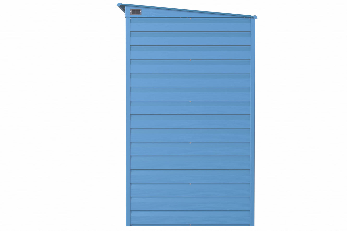 Arrow Shed Select 10' x 4' Outdoor Lockable Steel Storage Shed Building, Blue Grey