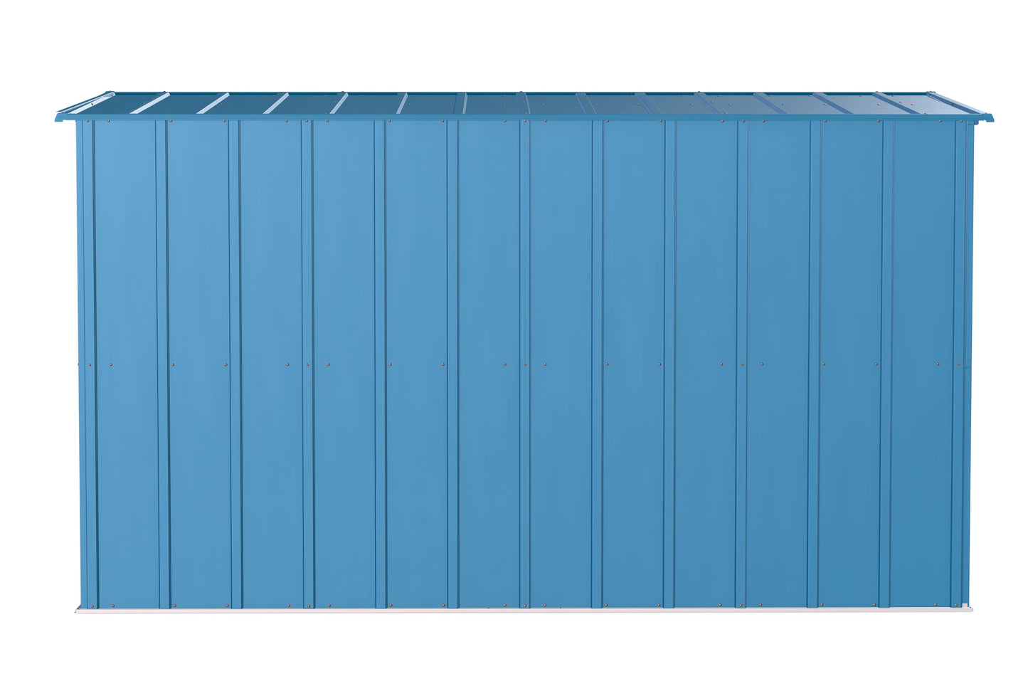 Arrow Shed Classic 10' x 4' Abri de rangement extérieur cadenassable en acier bleu gris 10' x 4' 