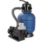 XtremepowerUS 75110 Pool Sand Filter 13" W/Pump 3/4HP ABOVEGROUND, Blue 13"Sand Filter W/ Pump