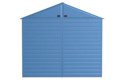 Arrow Shed Select Hangar de rangement extérieur verrouillable en acier, 8' x 6', bleu gris 