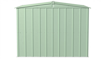 Arrow Shed Classic 8' x 8' Hangar de rangement extérieur cadenassable en acier, vert sauge 8' x 8' 