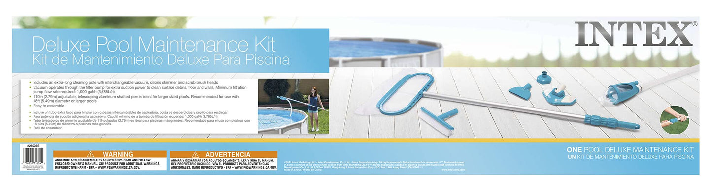 Intex 28003E Deluxe Pool Maintenance Kit for Above Ground Pools