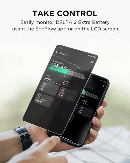 EF ECOFLOW DELTA2 with Smart Extra Battery Portable Power Station