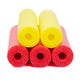Pool Noodle, FixFind 5 Pack of 52 Inch Hollow Foam Pool Swim Noodle, Bright Foam Noodles for Swimming, Floating and Craft Projects Yellow & Red
