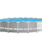 INTEX 26755EH Prism Frame Premium Above Ground Swimming Pool Set: 20ft x 52in – Includes 1500 GPH Cartridge Filter Pump – Removable Ladder – Pool Cover – Ground Cloth Frame Pool