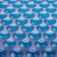 Sun2Solar Blue 16-Foot-by-24-Foot Rectangle Solar Cover Heat Retaining Blanket | 1200 Series with 6-Pack of Grommets Bundle | In-Ground and Above-Ground Rectangular Swimming Pool | Bubble-Side Down 16' x 24' Rectangle