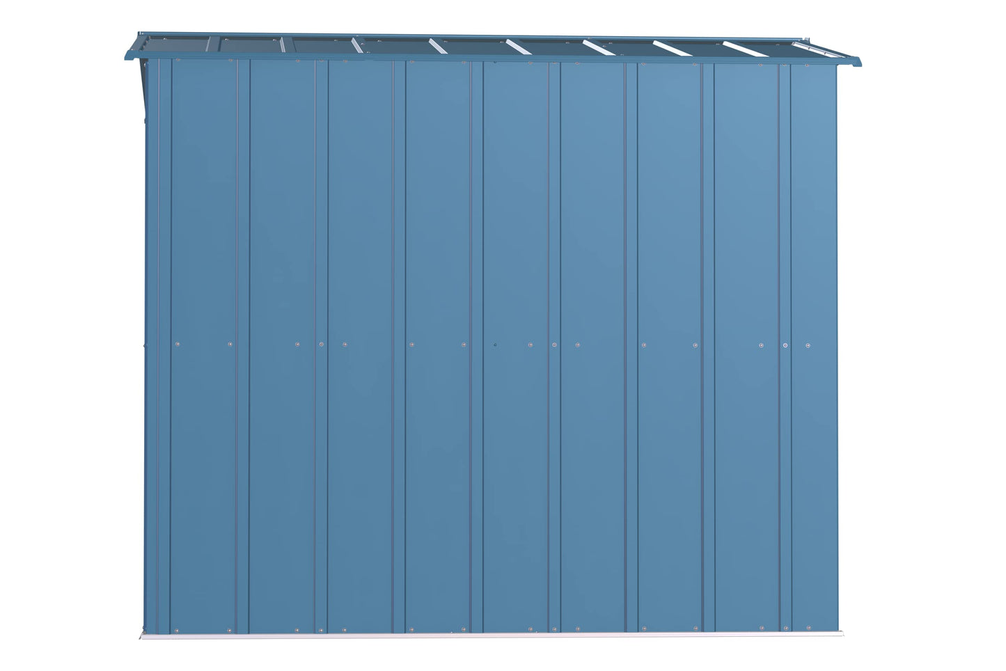 Arrow Shed Classic 6' x 7' Outdoor Padlockable Steel Storage Shed Building,Blue Grey Blue Grey 6' x 7'