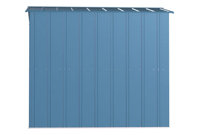 Arrow Shed Classic 6' x 7' Outdoor Padlockable Steel Storage Shed Building,Blue Grey Blue Grey 6' x 7'