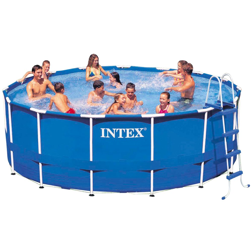 Intex 15ft X 48in Metal Frame Pool Set + Accessories