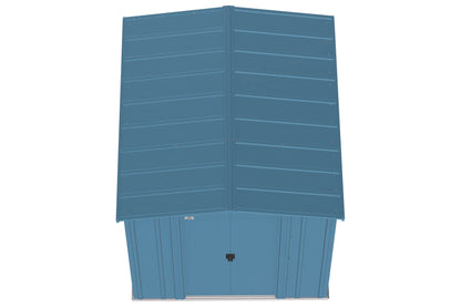 Arrow Shed Classic 6' x 7' Outdoor Padlockable Steel Storage Shed Building,Blue Grey Blue Grey 6' x 7'