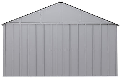 Arrow Sheds Hangar de rangement extérieur classique en acier cadenassable, 12' x 14', gris flûte 