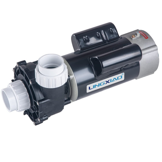 LINGXIAO 2 Speed Hot Tub SPA Pump, 3HP SPA Pump for 6500-092, 6500-365, 6500-254, LX SPA Pump 230V, 2" Port, Bracketless, 48Frame - Model: 48WUA2002C-II(NF) 48WUA2002C-II (NF)