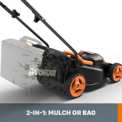 Worx WG779 40V Power Share 4.0Ah 14" Cordless Lawn Mower (Batteries & Charger Included)