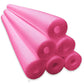 6 Pack Jumbo Swimming Pool Noodle Foam Multi-Purpose Pink