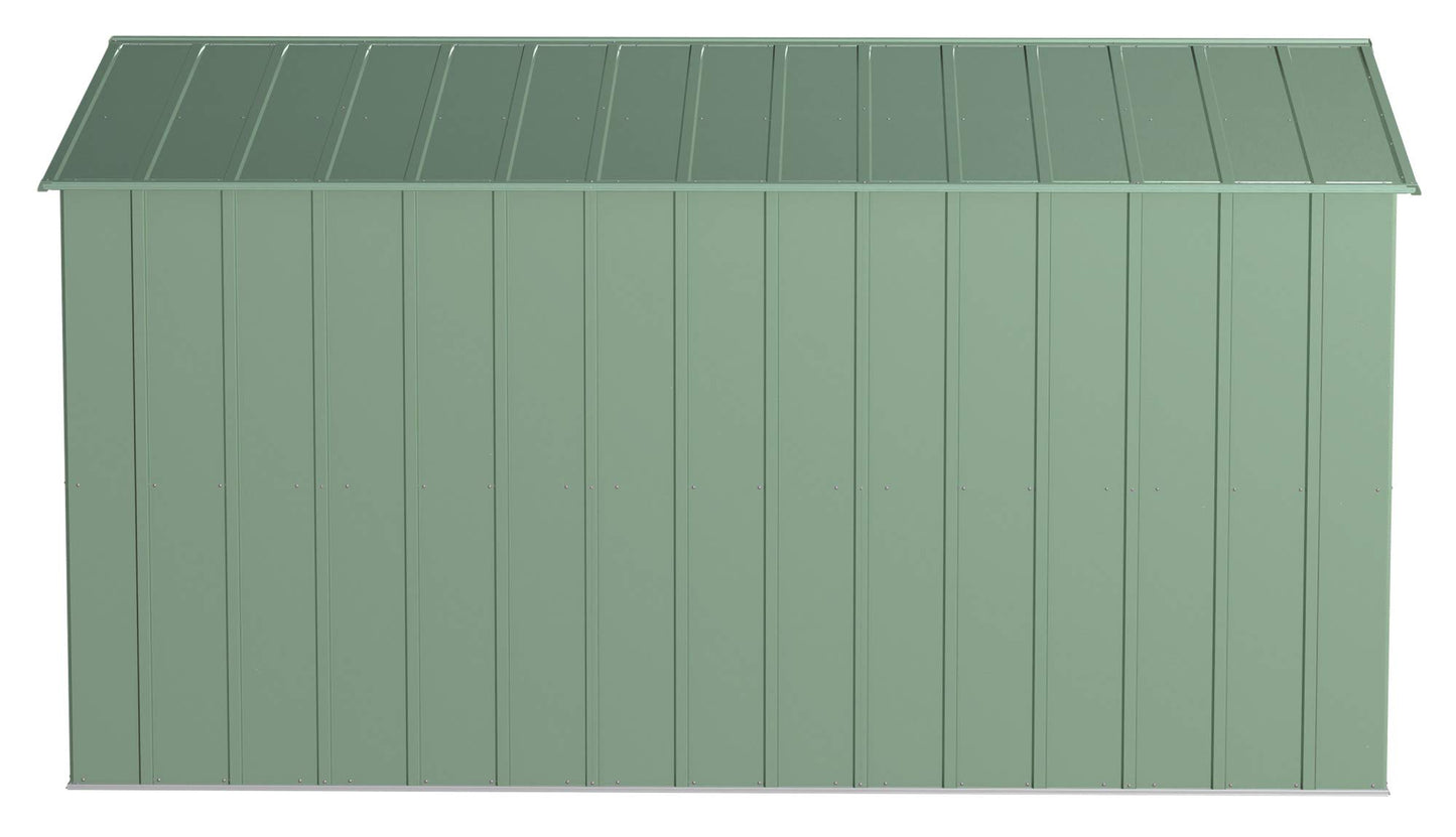 Arrow Shed Classic 10' x 12' Outdoor Padlockable Steel Storage Shed Building, Sage Green 10' x 12'