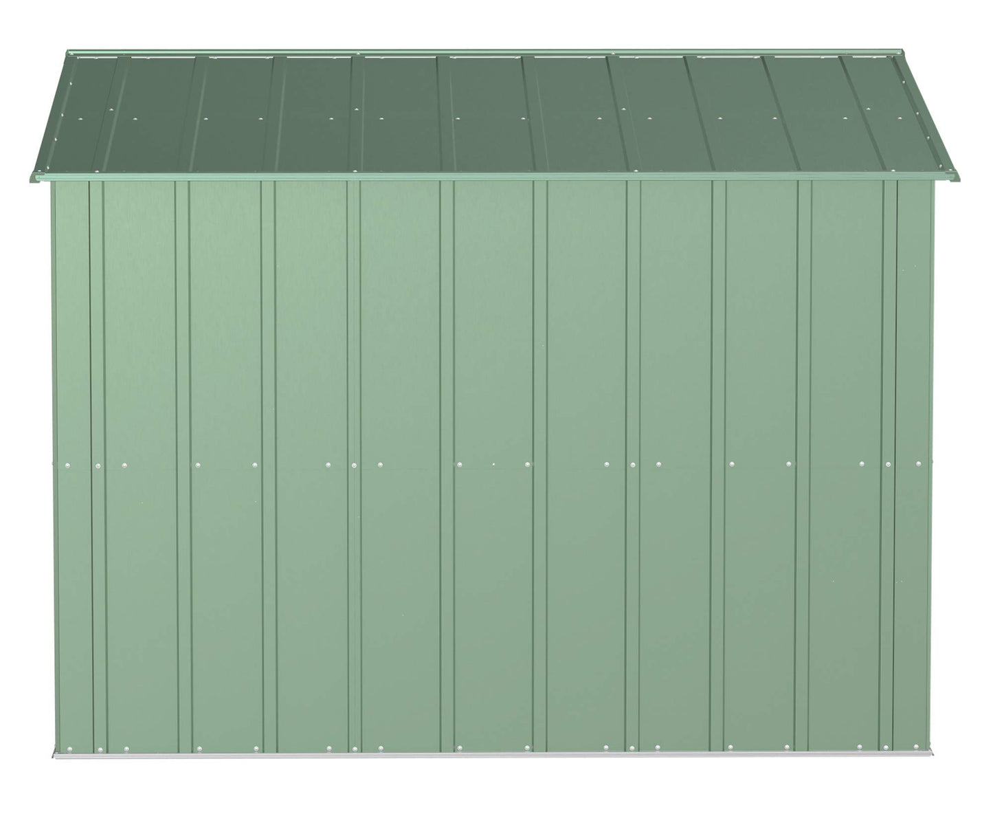 Arrow Shed Classic 10' x 8' Abri de rangement extérieur cadenassable en acier vert sauge 