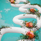LÔTELI White Heart Pool Float | Big Inflatable Photo Prop for Engagement, Wedding, Bachelorette Party