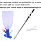 PoolSupplyTown Pool Spa Jet Vacuum Cleaner w/ Brush, Ideal for Frame Above Ground/Inflatable Pools, Spa, Hot Tub, Pond, Fountain Vacuuming, No Electric Power Needed, Use Water Pressure From Garden Hose to Vacuum (Use with A Telescopic Pool Pole, Not In...