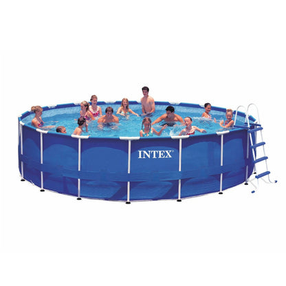 Intex 18ft X 48in Metal Frame Pool Set + Accessories