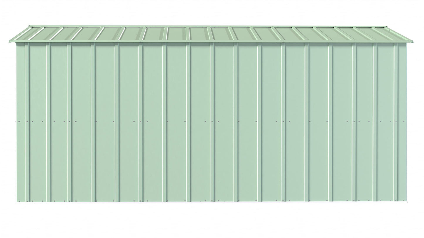 Arrow Shed Classic 10' x 14' Abri de rangement extérieur cadenassable en acier vert sauge 10' x 14' 